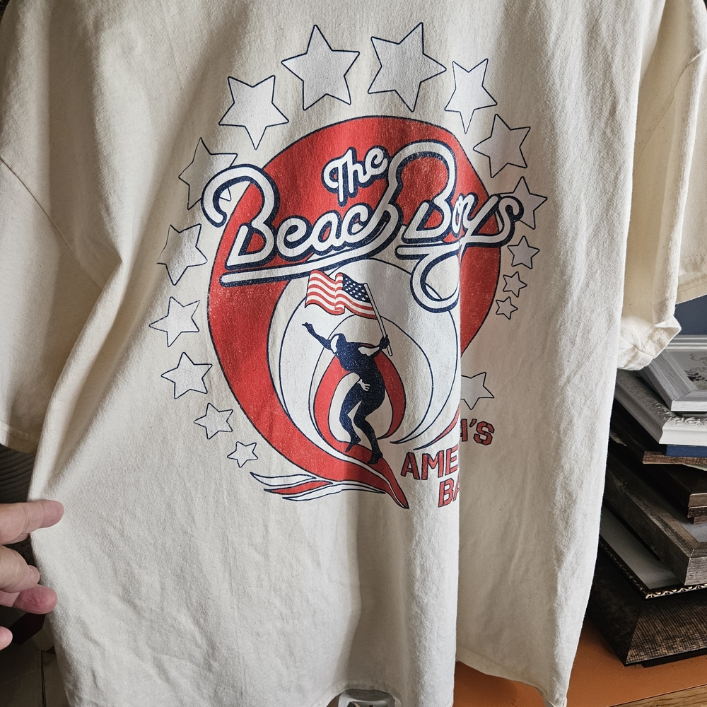 Cream Graphic Short Sleeve Tee